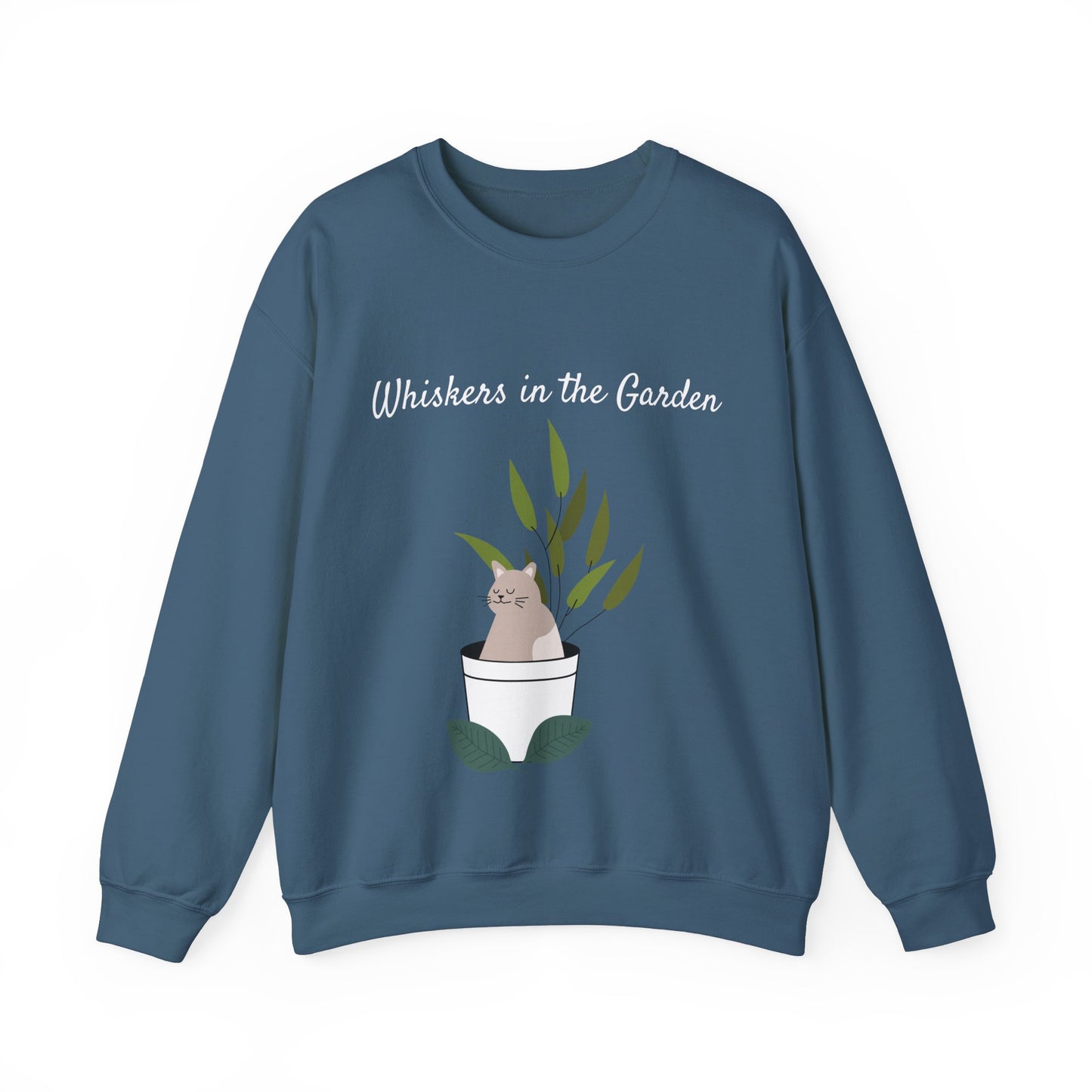 Whiskers in the Garden - Unisex Heavy Blend™ Crewneck Sweatshirt