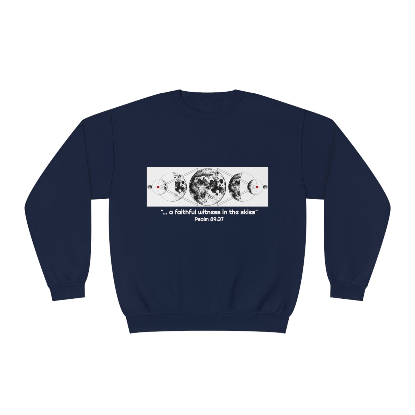 Moon Faithful Witness - Unisex NuBlend® Crewneck Sweatshirt