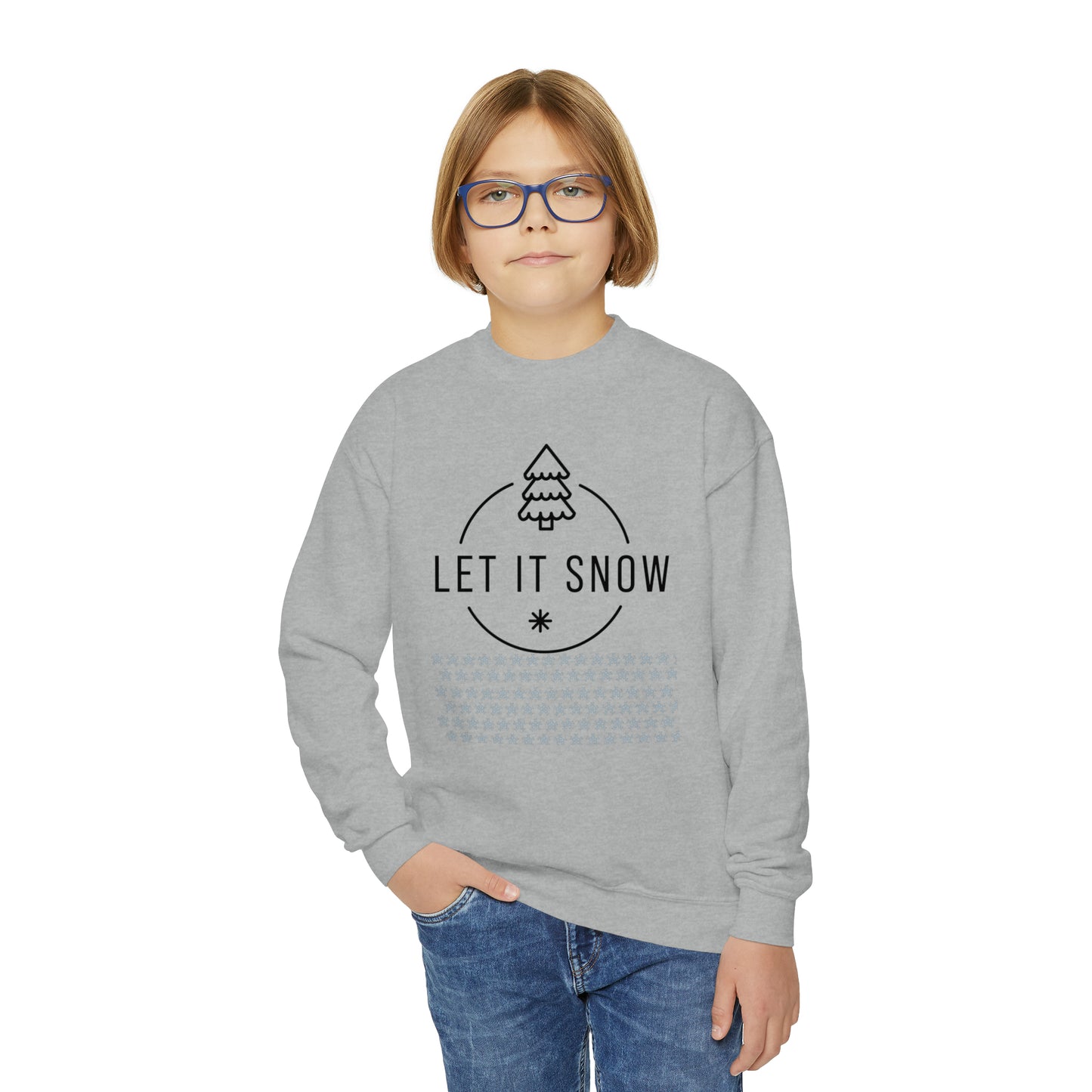 Let It Snow - Youth Crewneck Sweatshirt