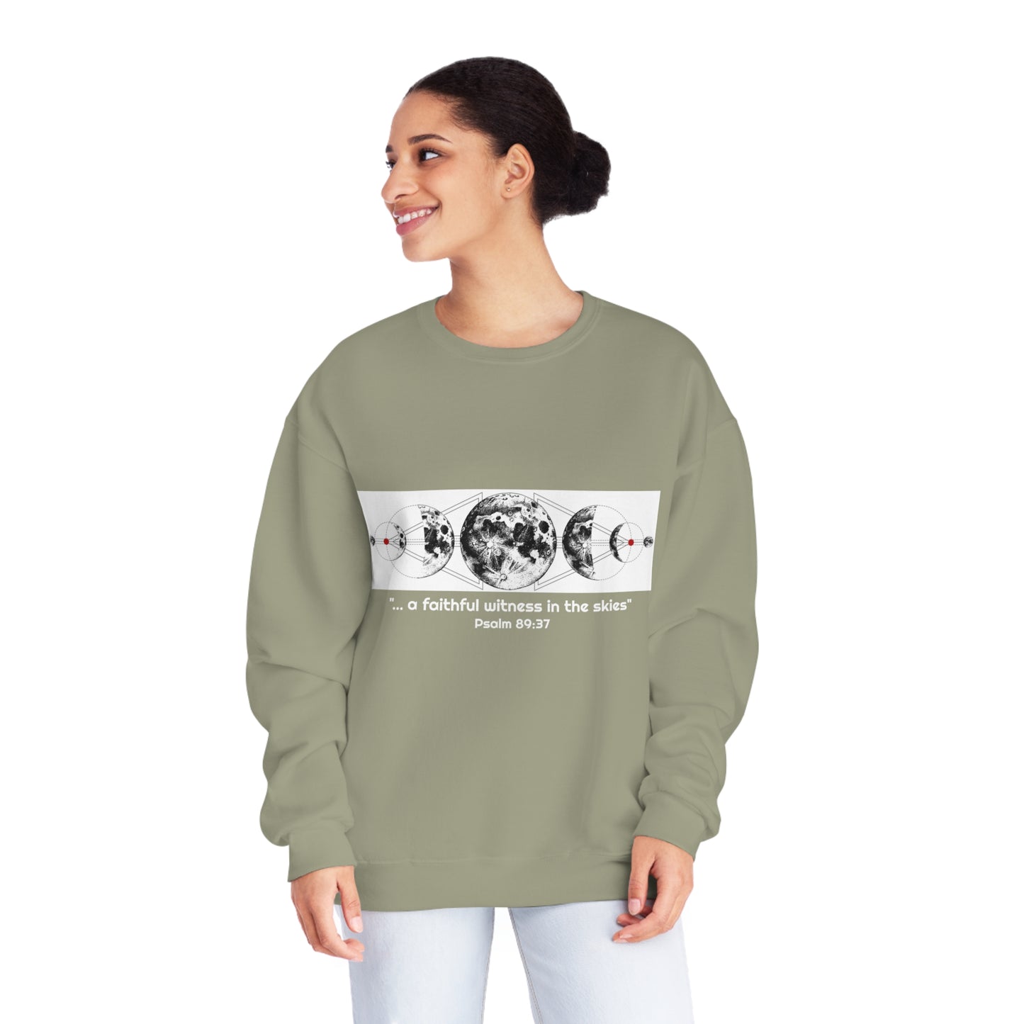 Moon Faithful Witness - Unisex NuBlend® Crewneck Sweatshirt