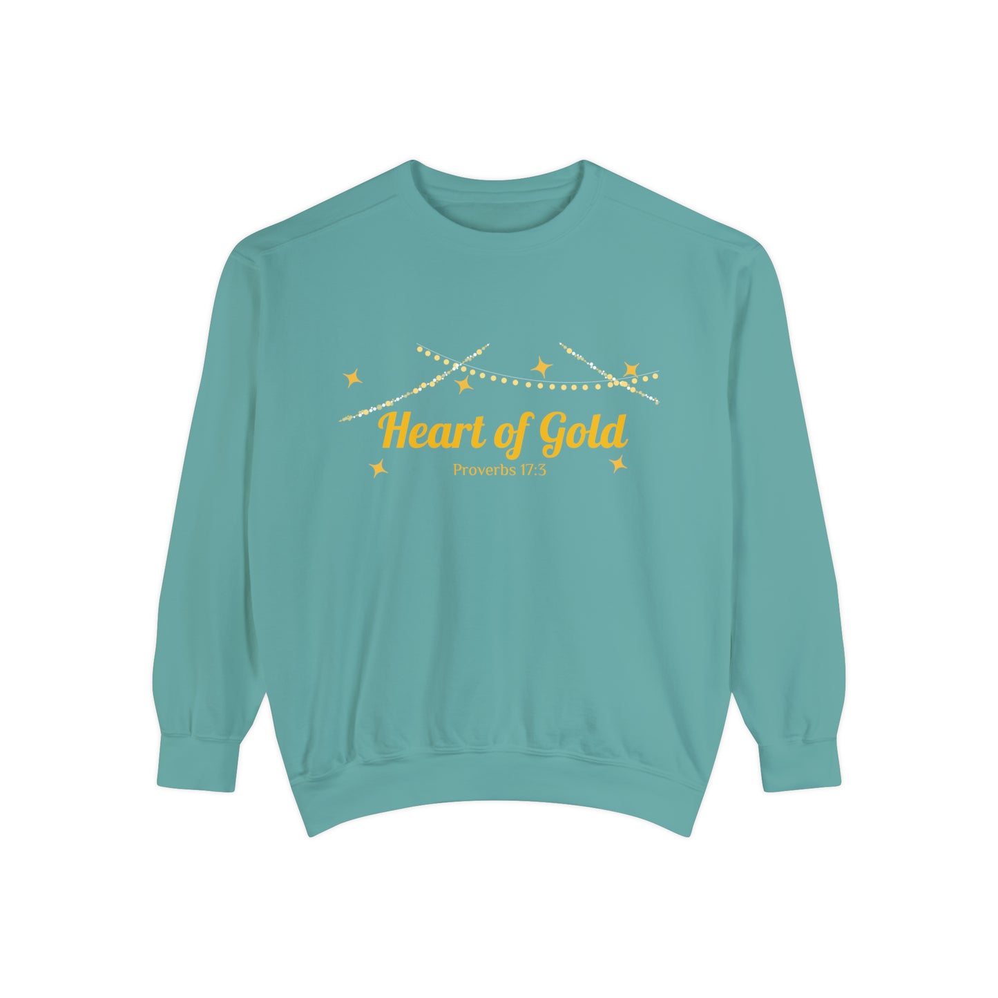 Heart of Gold - Unisex Garment-Dyed Sweatshirt