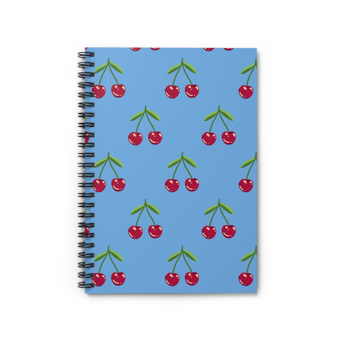 Cherry Blues - Spiral Notebook - Ruled Line