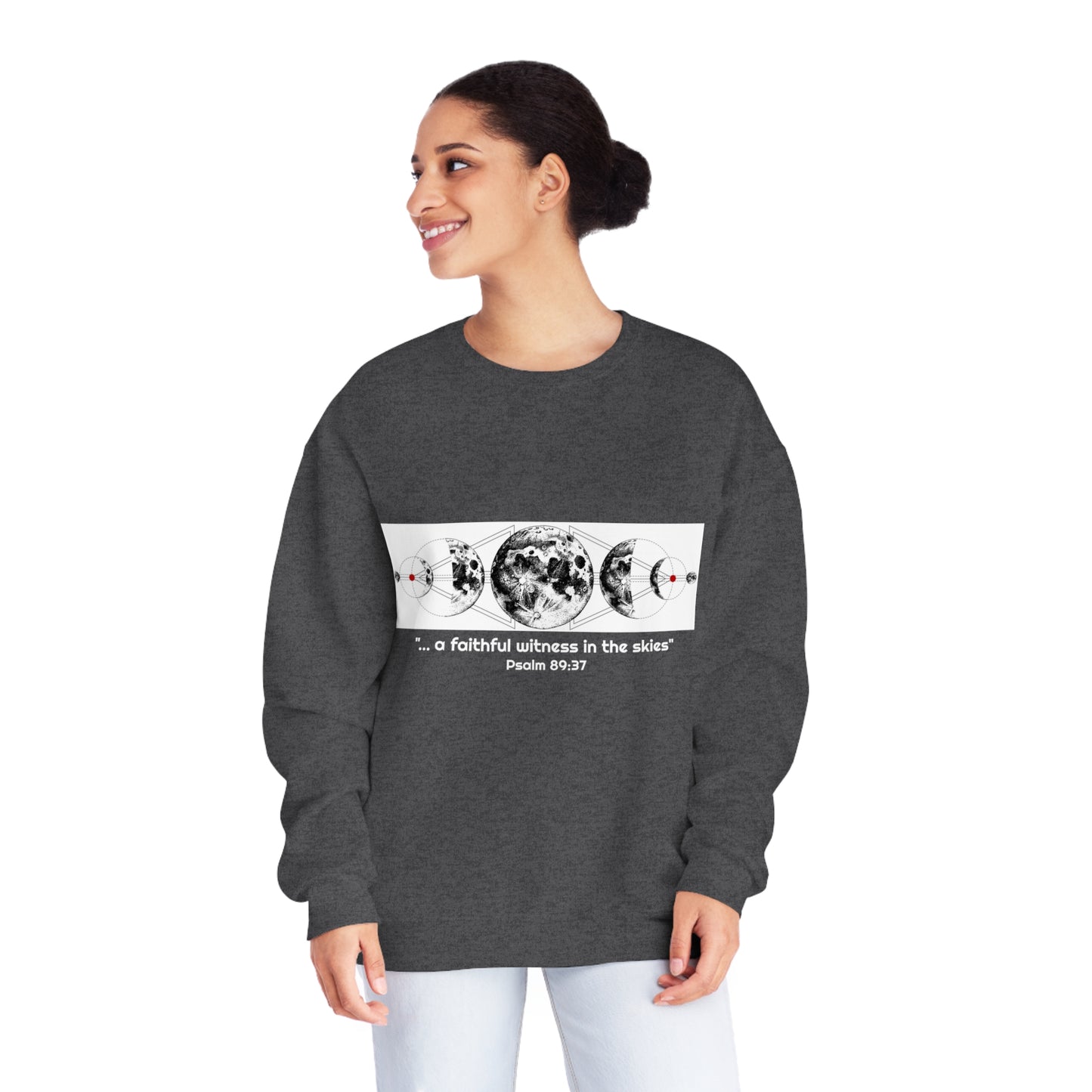 Moon Faithful Witness - Unisex NuBlend® Crewneck Sweatshirt