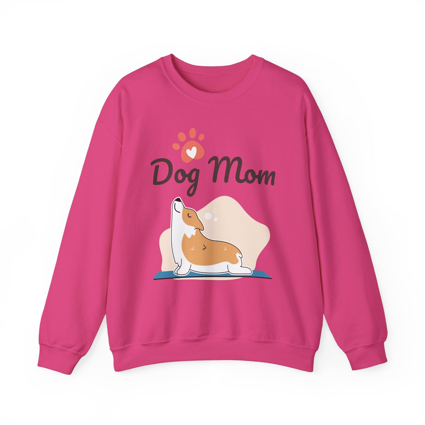 Dog Mom Corgi - Unisex Heavy Blend™ Crewneck Sweatshirt