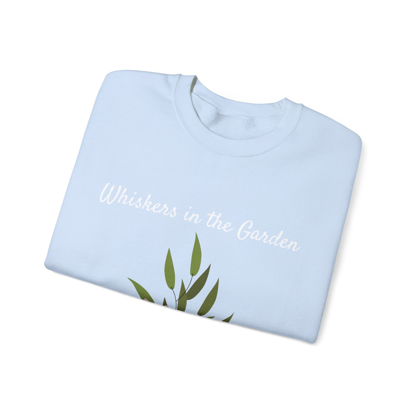 Whiskers in the Garden - Unisex Heavy Blend™ Crewneck Sweatshirt