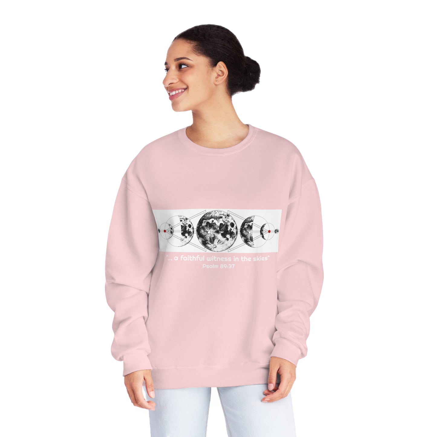 Moon Faithful Witness - Unisex NuBlend® Crewneck Sweatshirt