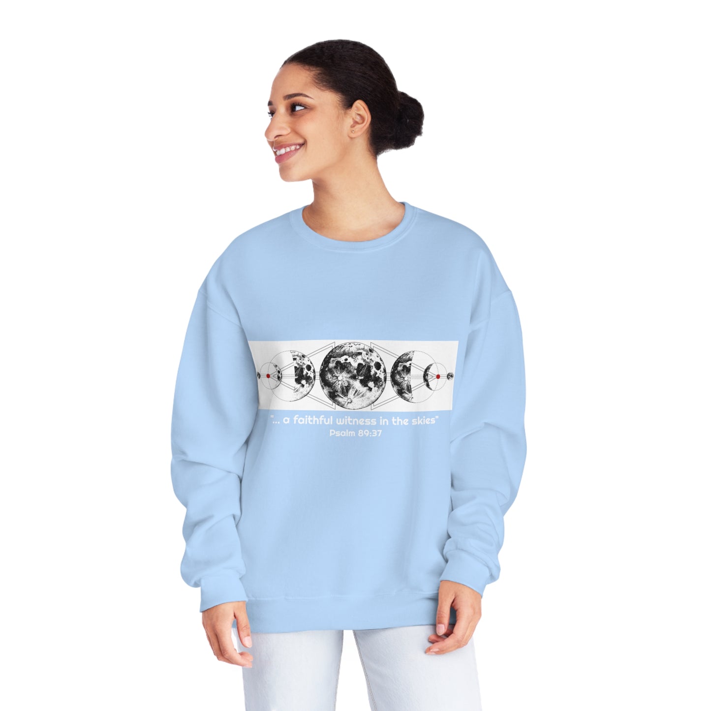 Moon Faithful Witness - Unisex NuBlend® Crewneck Sweatshirt