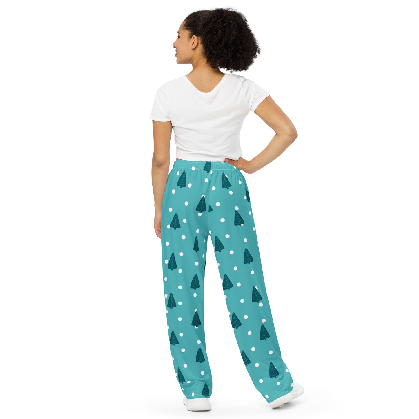 Cool Festive - All-over print unisex wide-leg pants