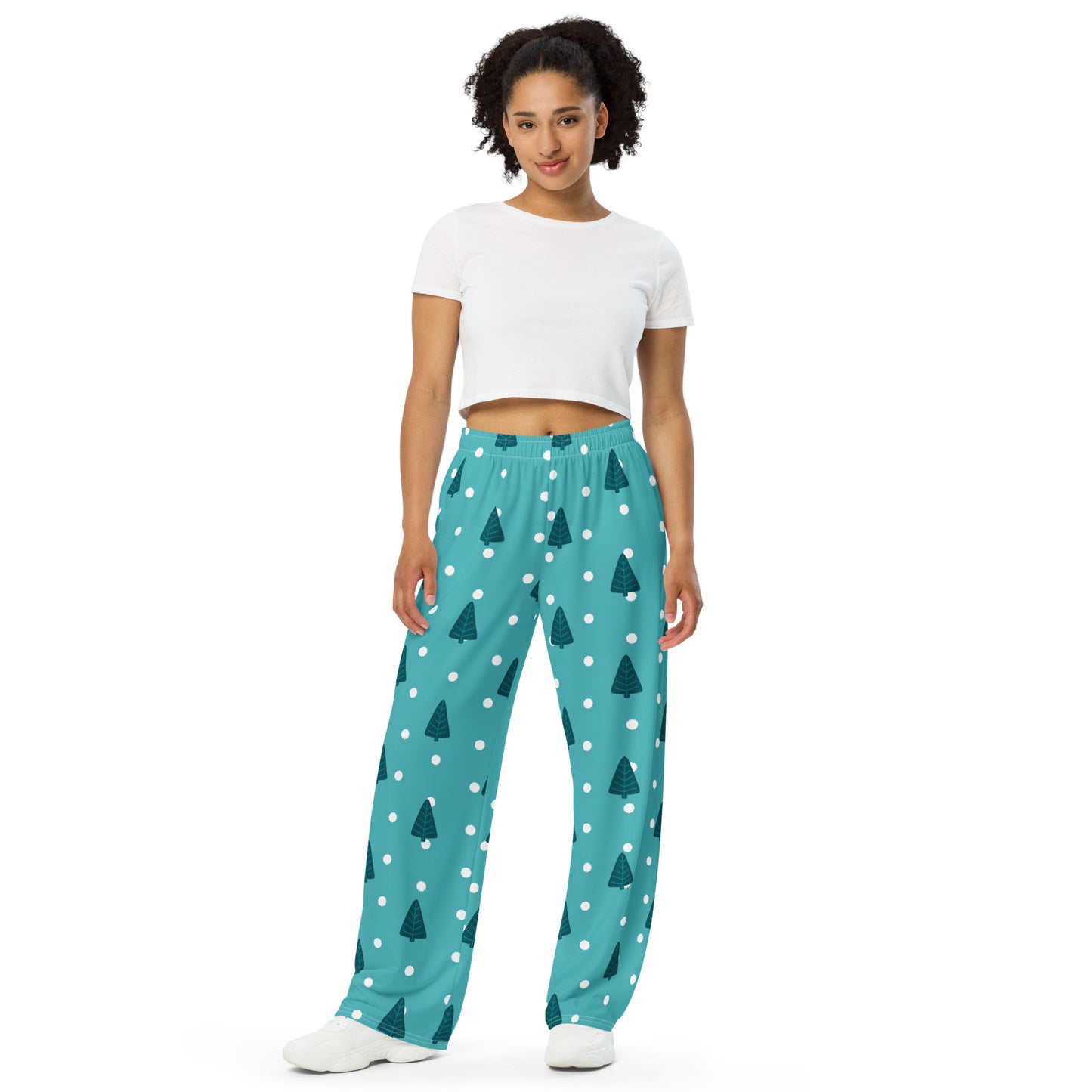 Cool Festive - All-over print unisex wide-leg pants