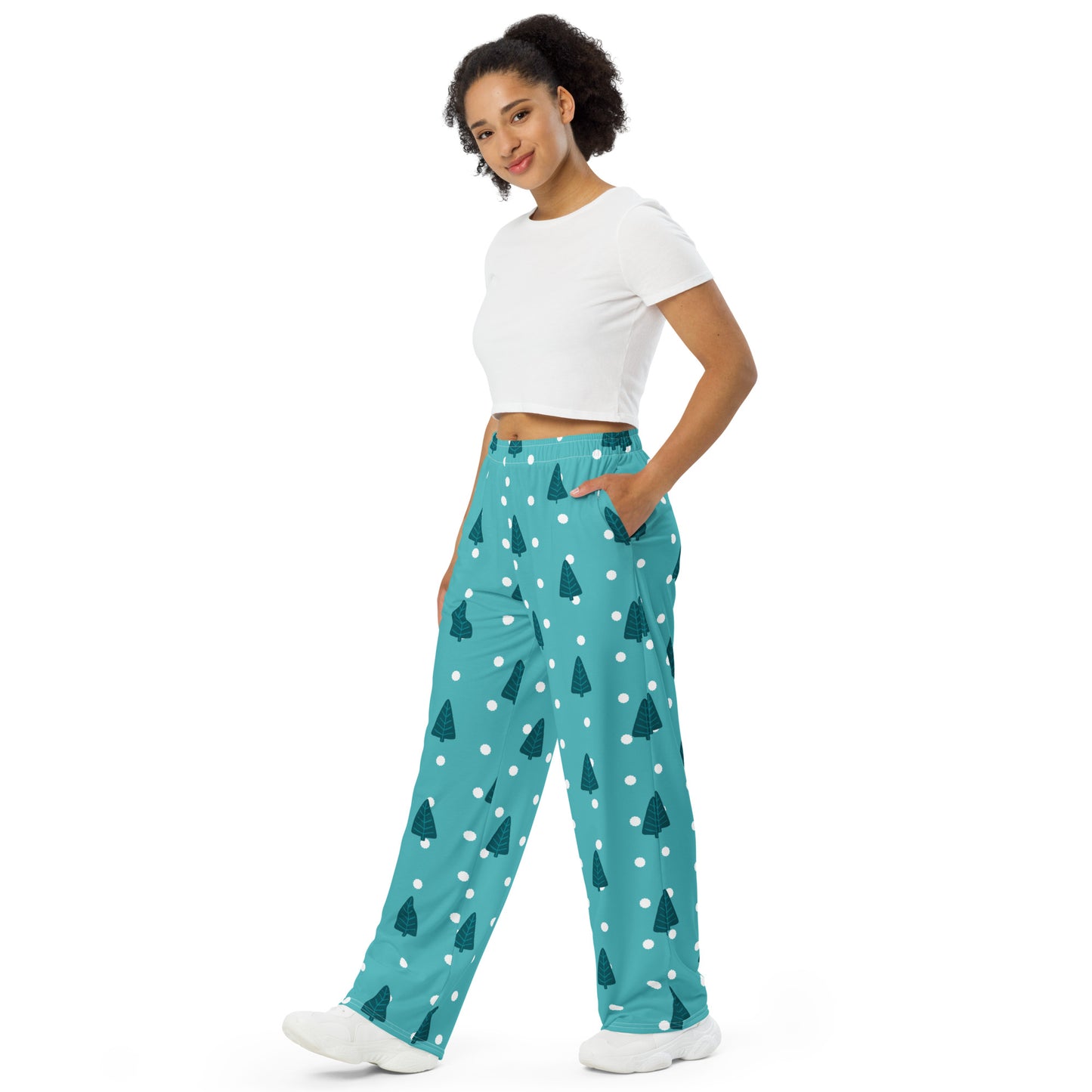 Cool Festive - All-over print unisex wide-leg pants