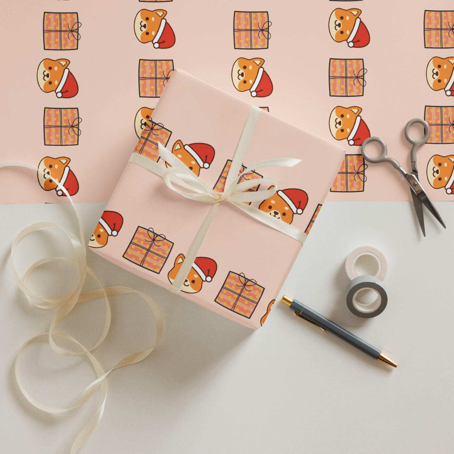 Foxy Presents Wrapping Paper